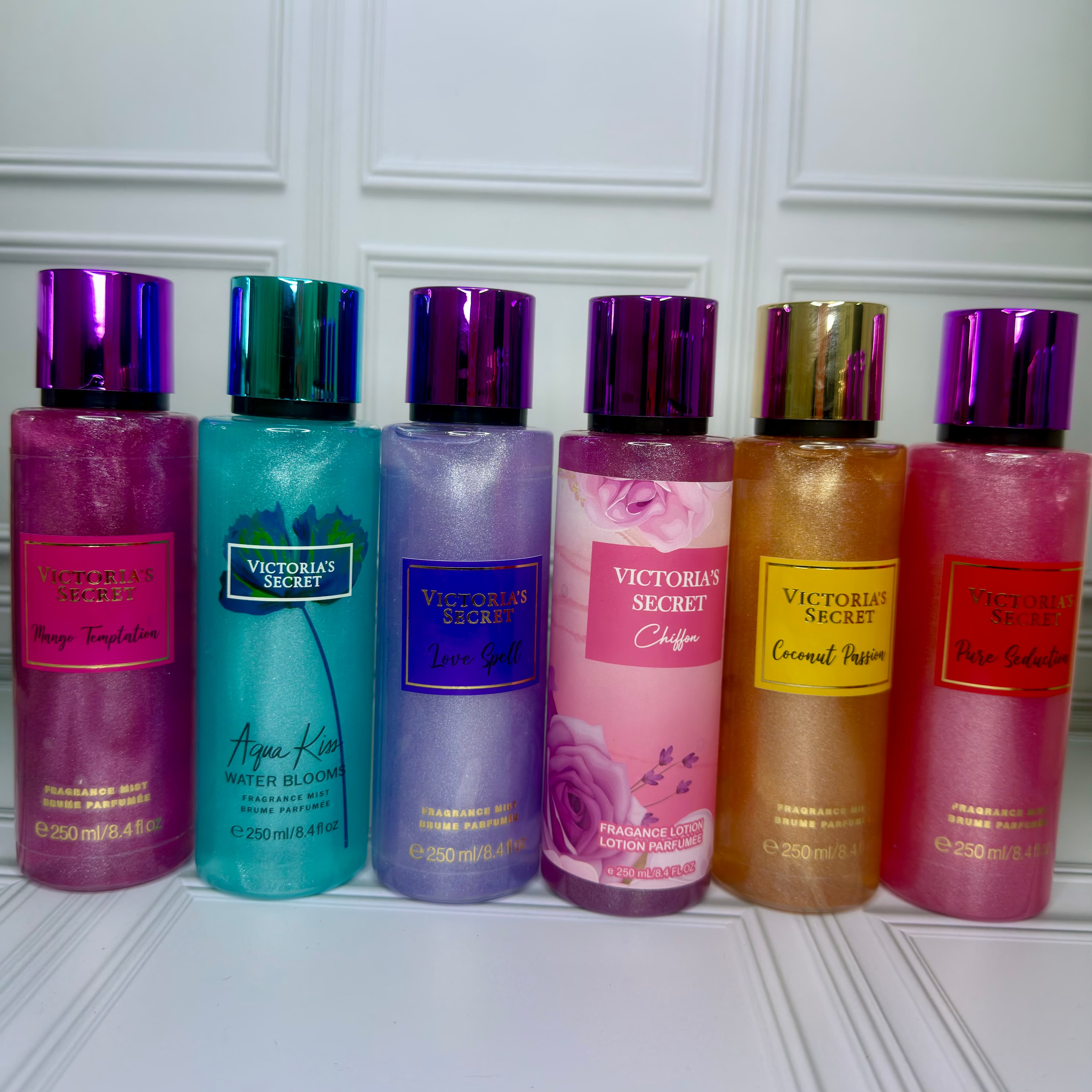 Splash shimmer victoria’s secret tapa de lujo 250ml