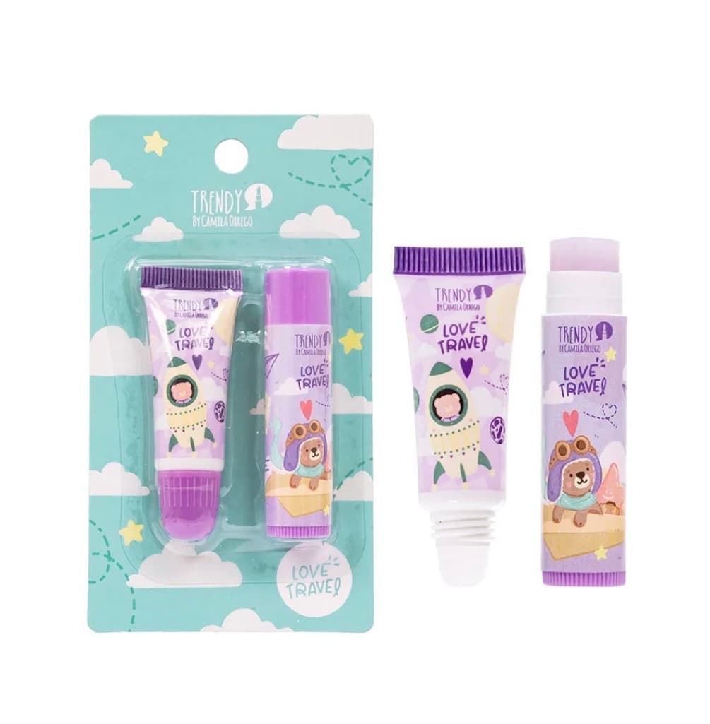 KIT LABIOS LOVE TRAVEL TRENDY